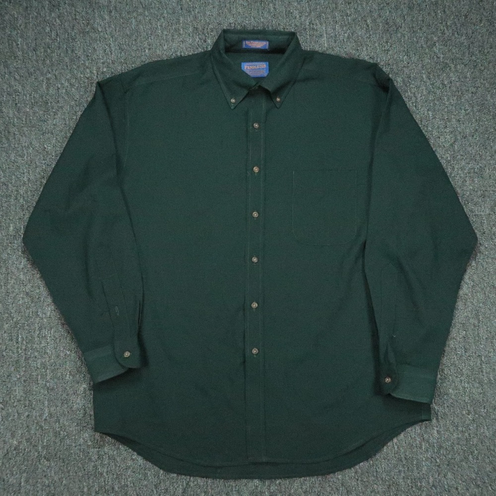 VINTAGE Pendleton Shirt Mens Large Sir Pendleton Button Down Long Sleeve Wool